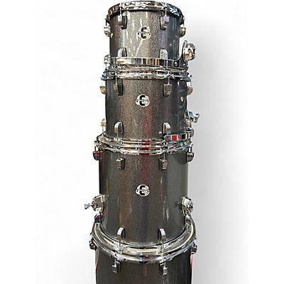 Used Ludwig 6 Piece ELEMENT Silver Sparkle Drum Kit