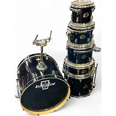 Used Ludwig 6 Piece Element Black Drum Kit