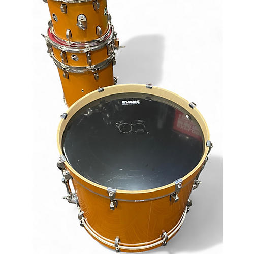 Used Ludwig 6 Piece Element Evolution Orange Drum Kit Orange