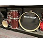 Used Ludwig 6 Piece Element Evolution Wine Red Drum Kit Wine Red