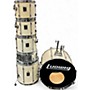 Used Ludwig 6 Piece ROCKER White Drum Kit White