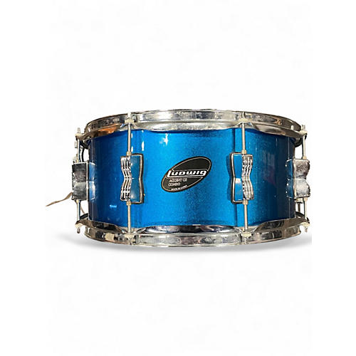Used Ludwig 6.5X14 Accent CS Snare Blue Drum Blue 15