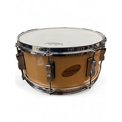 Used Ludwig 6.5X14 Accent CS Snare Natural Drum