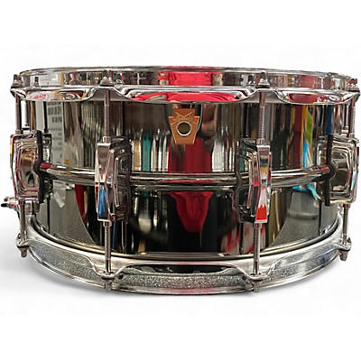 Used Ludwig 6.5X14 Black Beauty Snare BRASS Drum