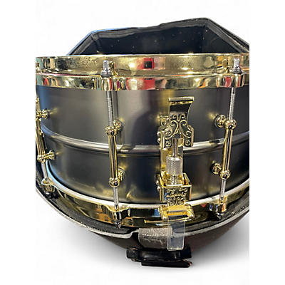 Used Ludwig 6.5X14 Black Beauty Snare Black Drum