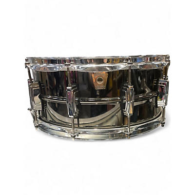 Used Ludwig 6.5X14 Black Beauty Snare Black Drum