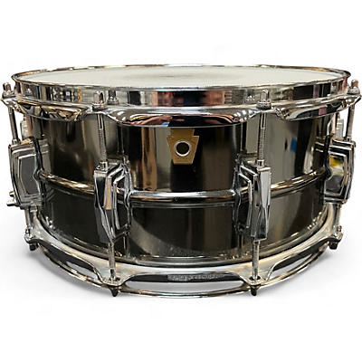 Used Ludwig 6.5X14 Black Beauty Snare Chrome Drum