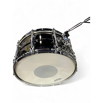 Used Ludwig 6.5X14 Black Magic Snare Black Drum