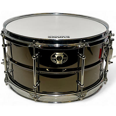 Used Ludwig 6.5X14 Black Magic Snare nickel  Drum