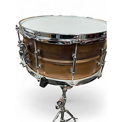 Used Ludwig 6.5X14 COPPER PHONIC PATINA Drum