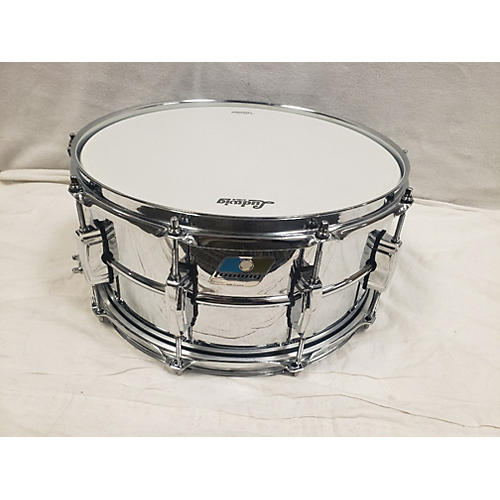 Ludwig Used Ludwig 6.5X14 LM402 Drum Silver Silver 15