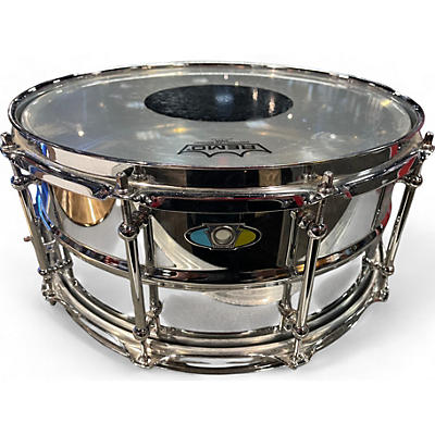 Used Ludwig 6.5X14 Supralite Snare silver Drum