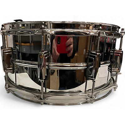 Used Ludwig 6.5X14 Supraphonic Snare Chrome Drum