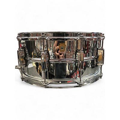 Ludwig Used Ludwig 6.5X14 Supraphonic Snare STEEL Drum