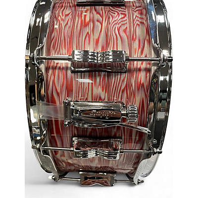 Used Ludwig 6.5in Classic Maple snare pink oyster Drum