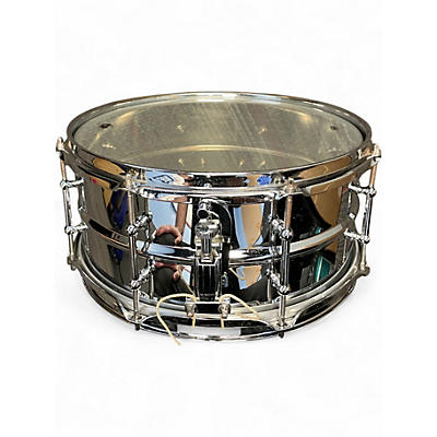 Used Ludwig 6X13 Supralite Snare Chrome Silver Drum
