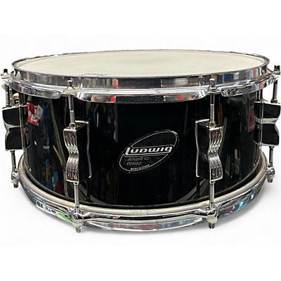 Used Ludwig 6X14 Accent CS Snare Black Drum