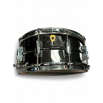 Used Ludwig 6X14 Black Beauty Snare Black Chrome Drum
