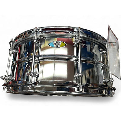 Used Ludwig 6X14 Supralite Snare Chrome Drum