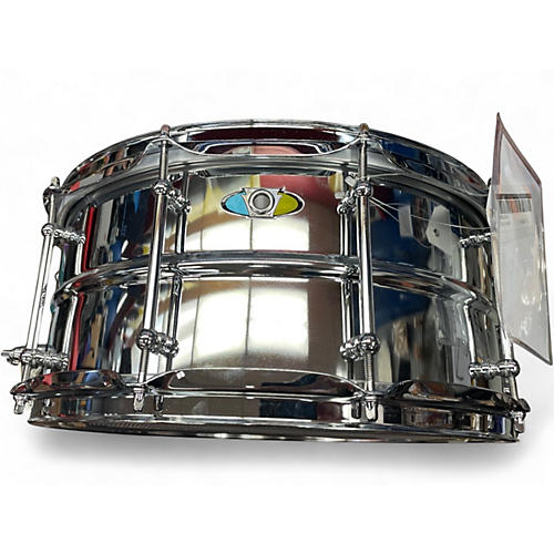 Used Ludwig 6X14 Supralite Snare Chrome Drum Chrome 13