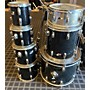 Used Ludwig Used Ludwig 7 piece Drum Black Drum Kit Black