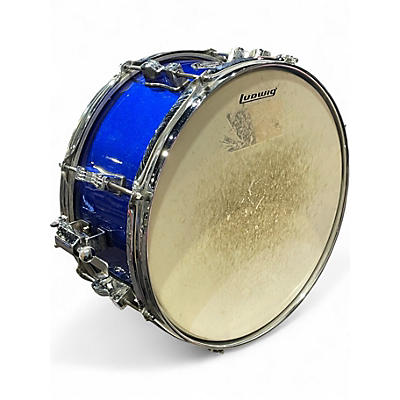 Used Ludwig 7.5X14 Accent CS Snare Blue Drum