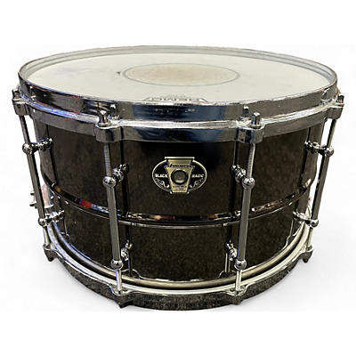 Used Ludwig 8X14 Black Magic Snare Black Chrome Drum