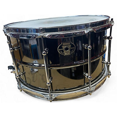 Used Ludwig 8X14 Black Magic Snare Black Chrome Drum