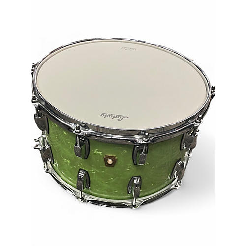 Used Ludwig 8X14 Classic Snare Emerald Green Drum Emerald Green 18