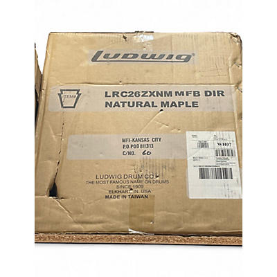 Used Ludwig Centennial Zep 4pc Natural Drum Kit