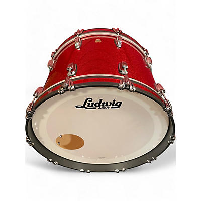 Ludwig Used Ludwig Classic Maple red sparkle Drum Kit