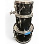Used Ludwig Neusonic 3pc Fab Black Drum Kit Black