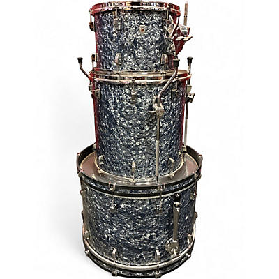Used Ludwig Neusonic 3pc Fab Blue Drum Kit