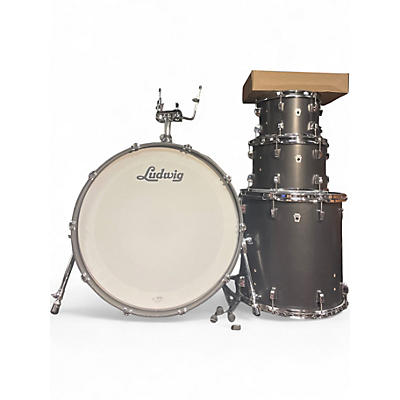 Used Ludwig Neusonic 4pc Gray Drum Kit