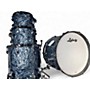 Used Ludwig Neusonic 4pc Mod 2 Satin Blue Pearl Blue Drum Kit Blue
