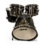 Used Ludwig Neusonic 4pc Studio Black Drum Kit Black