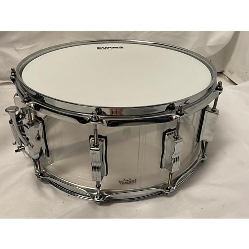 Ludwig Used Ludwig Vistalite Snare Drum Clear Clear 15