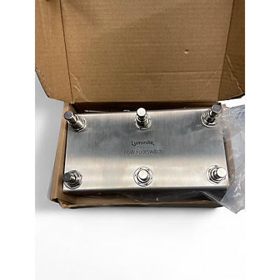 Used Luminite f6w Footswitch MIDI Pedalboard