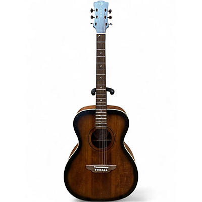 Used Luna ART V FOLK L Brown Sunburst Acoustic Guitar