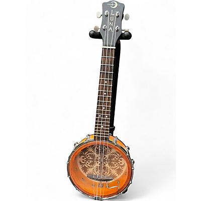 Used Luna  Banjolele 8" Ulu Design NATURAL Banjolele
