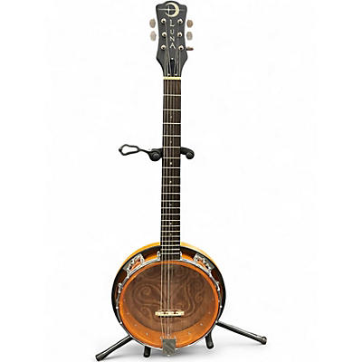 Used Luna Celtic 6 String Tobacco Sunburst Banjo