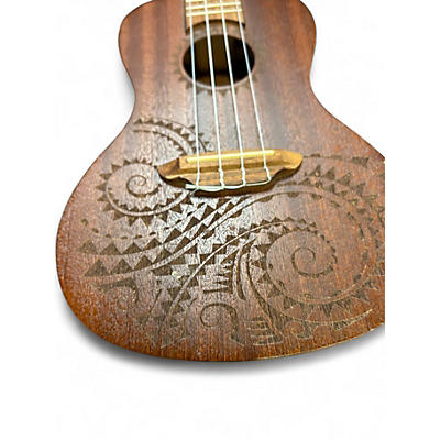 Used Luna Concert Tattoo Mahogany Ukulele