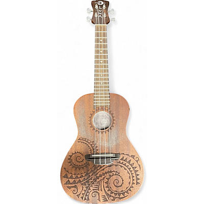 Used Luna Concert Tattoo Mahogany Ukulele