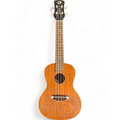 Luna Guitars Used Luna Concert Tattoo Natural Ukulele