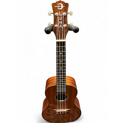 Used Luna Concert Tattoo Natural Ukulele
