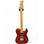 Used Luna Deco TLE Red Hollow Body Electric Guitar Red