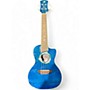 Used Luna Guitars Used Luna Dolphin Trans Blue Ukulele Trans Blue