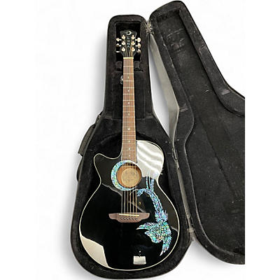 Used Luna FAUNA PHOENIX BLK Acoustic Guitar