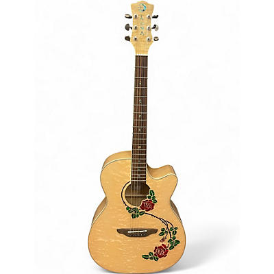Used Luna FLO RSE Natural Acoustic Guitar