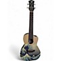 Used Luna Great Wave Concert Black Ukulele Black